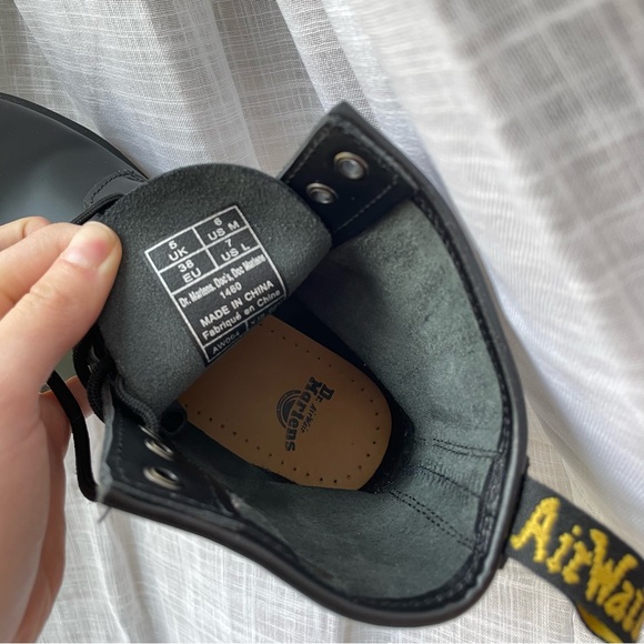 dr. martens. doc’s, doc martens 1460 (black smooth leather) - Picture 4 of 5